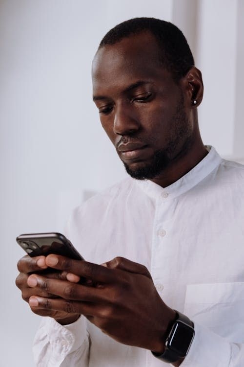 Guy with phone